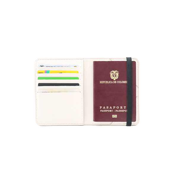 Porta pasaportes / Beige