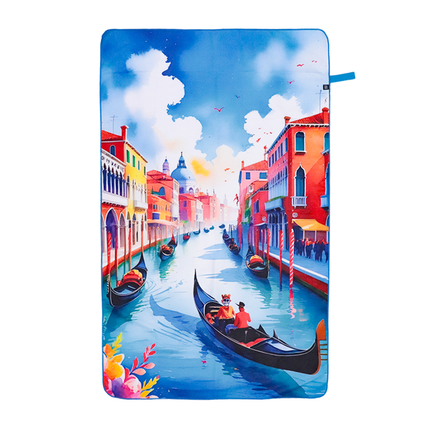 Toalla De Microfibra Sublimada / Carnaval de Venecia (Italia)